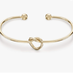 14K Gold Plated Forever Love Knot Infinity Bracelet for Women