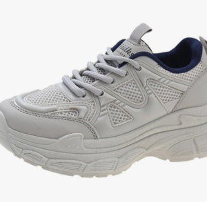 Round Toe Retro Design Sneakers